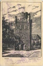 Stendal - Tangermünder Tor - Radierung