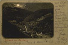 Gruss aus Triberg - Litho