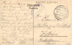 Sivry a Maas - Kammandantur - Feldpost