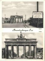 Berlin - Brandenburger Tor - Mauer