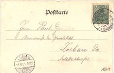 Grossschönau - Gruss vom XI Oberlausitzer Bundesgesangsfest 1901