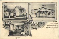 Maxdorf bei Weigsdorf in Sachsen - Gruss aus dem Gasthaus zum Hirsch