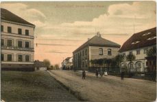 Neugersdorf in Sachsen - Strasse bei der Wache