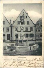 Gruss aus Weissenburg a. S. - Brunnendenkmal