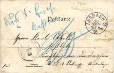 Gruss aus Ansbach - Litho - 1895