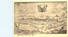 Historische Karte von Hof
