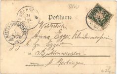 Gruss aus Aichach - Litho