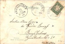 Buttenwiesen - Fahnenweihe 1899 - Litho