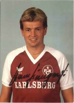 1. FC Kaiserslautern Hans Bongartz mit Autogramm