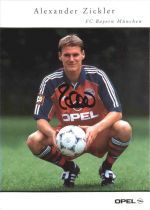 FC Bayern München - Alexander Zickler mit Autogramm