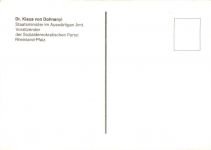 Dr. Klaus von Dohnanyi mit Autogramm