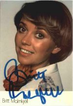 Britt Malmkjell mit Autogramm