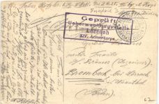 Badische Krieger Friedrich II - Feldpost