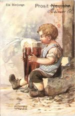 Neujahr - Ein Bierjunge