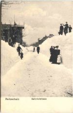 Reitzenhain - Bahnhofstrasse im Winter