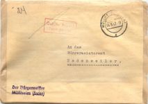 Müllheim in Baden - Brief Bürgermeister