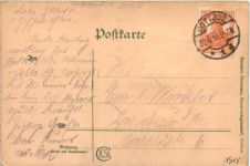 Gruss aus dem Spreewald - Litho - Halt gegen Licht