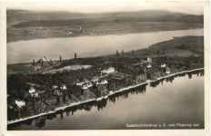 Radolfzell Mettnau vom Flugzeug aus