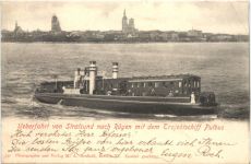 Überfahrt von Stralsund nach Rpgen mit Trajektschiff Putbus