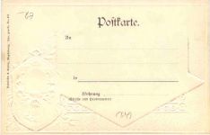Hanau am Main - Burgruine i. Wilhlemsbad - Prägekarte