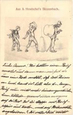 Künstler Ak - Aus Hendschels Skizzenbuch