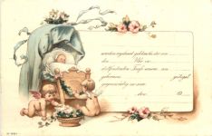 Geburt - Prägekarte