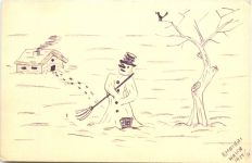 Künstler AK handgemalt Haifa