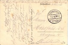 Usküb - Moschee - Feldpost