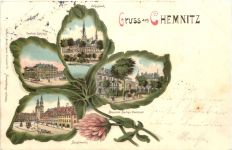 Gruss aus Chemnitz - Litho