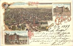 Gruss aus Chemnitz - Litho
