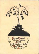 Pischke Karte - Scherenschnitt