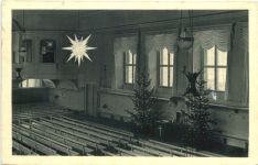 Herrnhut - Kirchensaal vor der Christnacht