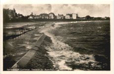 Nordseebad Cuxhaven - Seedeich bei Sturmflut