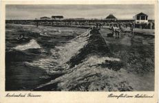 Nodseebad Büsum - Sturmflut am Südstrand