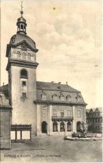 Weilburg an der Lahn - Kirche und Rathaus