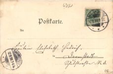 Gruss aus Bad Nauheim - Litho