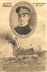 Kapt. Leutnant Weddigen - Kommandant U9 - Feldpost