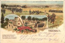 Truppenübungsplatz Hagenau - Litho