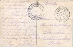 Wilna - Einrücken deutscher Artillerie - Feldpost