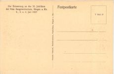Bingen - 30. Jubiläum der Baugewerkschule