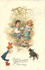 Namenstag - Landpoststempel Seffern