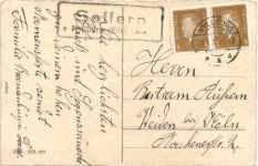 Namenstag - Landpoststempel Seffern