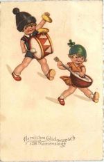 Namenstag - Landpoststempel Seffern