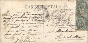 Vichy Hauterive - Mini postcard