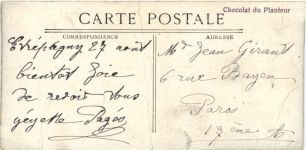Vichy - Mini postcard