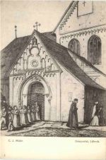 Lübeck - Künstler Ak C. J. Milde