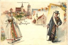 Gruss aus Bautzen - Litho