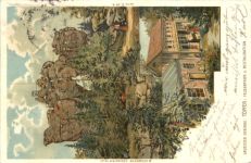 Töpfer - Felsenthor und Restauration - Litho
