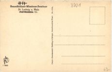 St. Ludwig am Main - Benedictiner Missions Seminar - Friedhof