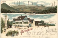Gruss aus Freiolsheim - Litho - Gaggenau